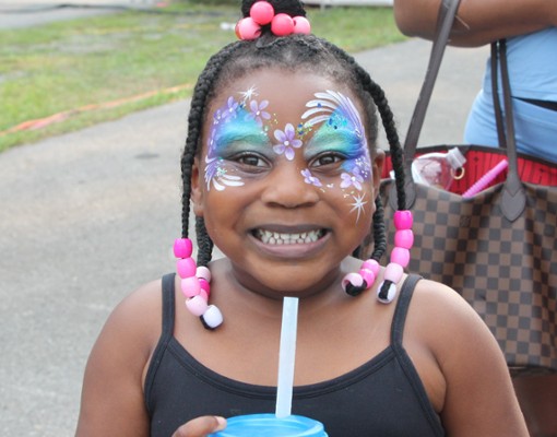 girl with face paint