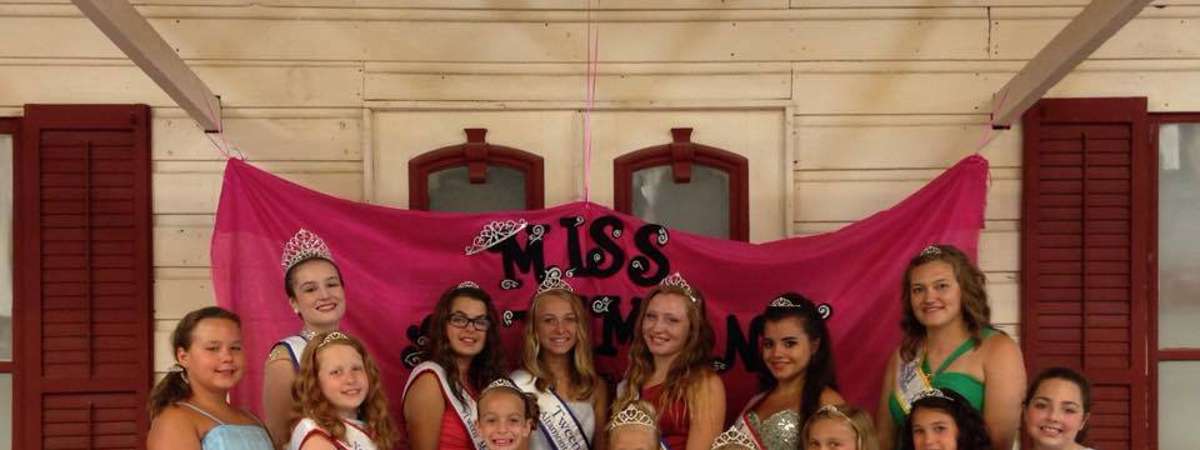 women and girls dressed for a pageant contest