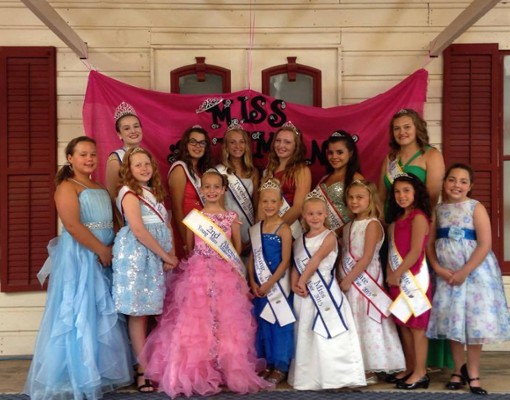 women and girls dressed for a pageant contest