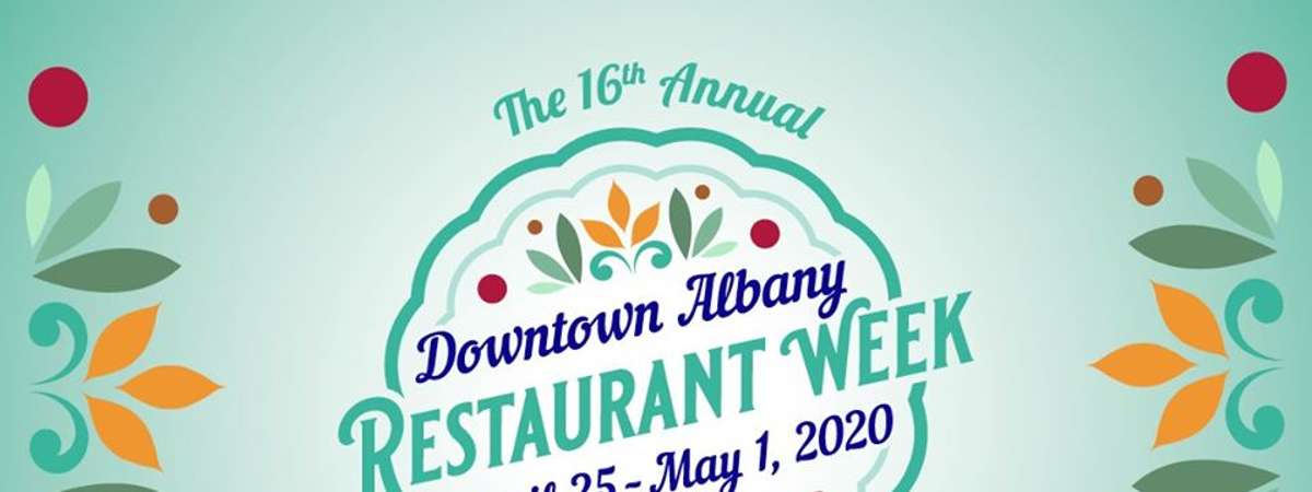 downtown albany restaurant week logo