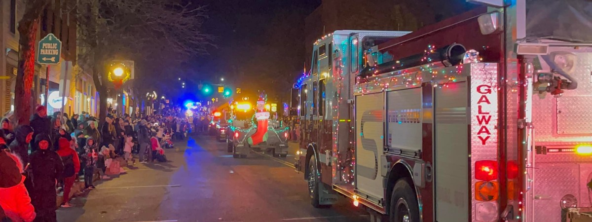 vehicle in holiday parade