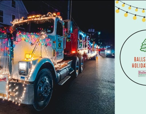 vehicle in holiday parade