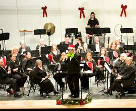 conductor leading orchestra