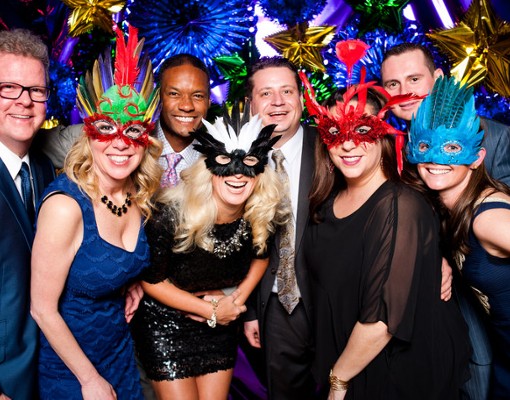 people dressed up for a mardi gras gaa