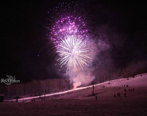 purple fireworks