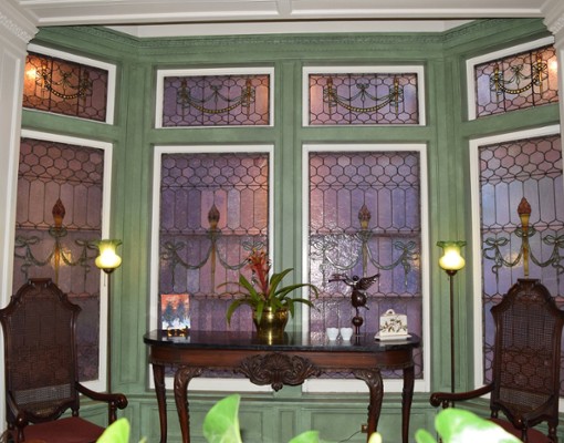 inside a dining area