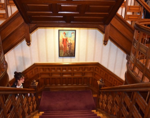 stairs leading down