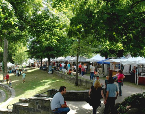 craft show in a park