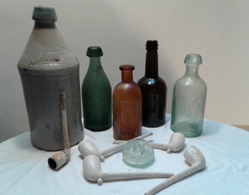 Photo of glass bottles