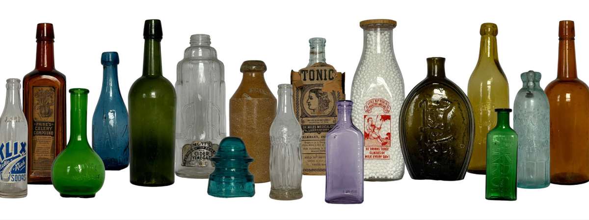 Collectable Bottles from the 1840's thru the 1940's