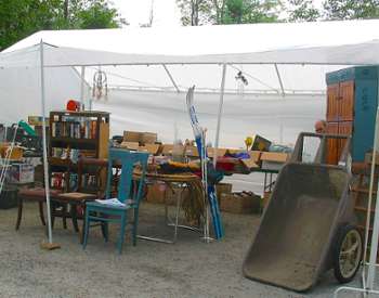 garage sale tent