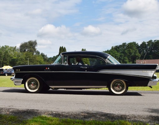 black classic car
