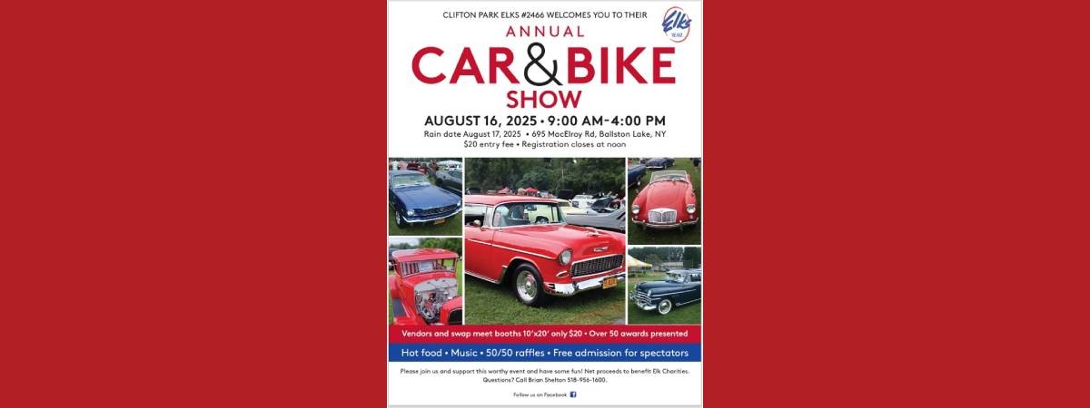 car and bike show flier