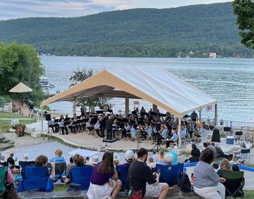 community band plays