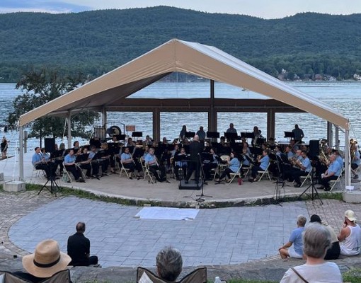 community band plays