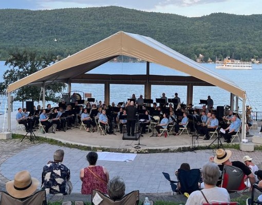 community band plays