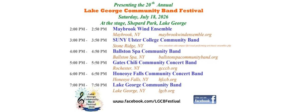 community band festival schedule