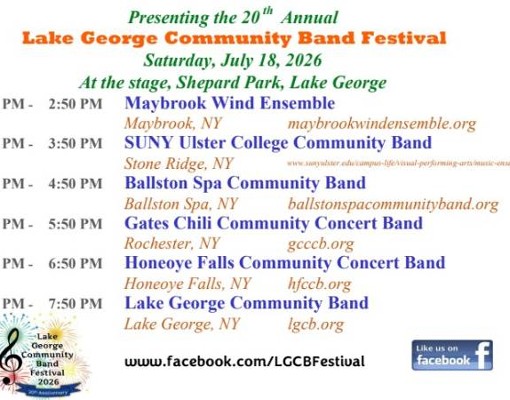 community band festival schedule