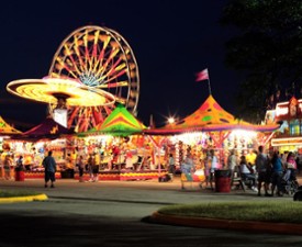 fair rides at night