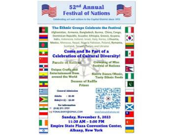 festival of nations event poster