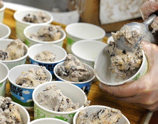 ice cream samples