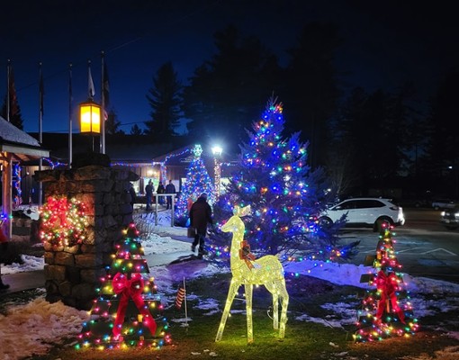 christmas on main street in inlet