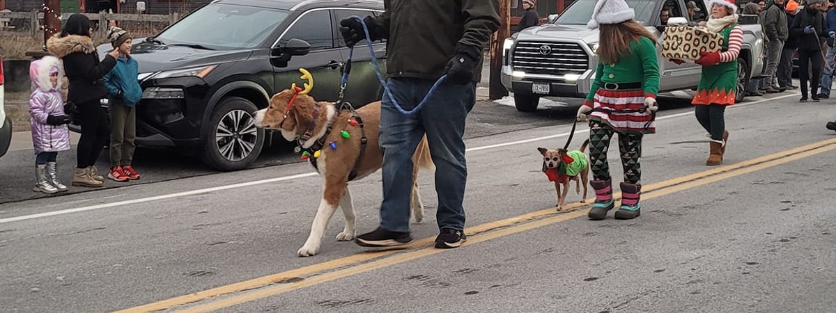 christmas on main street in inlet