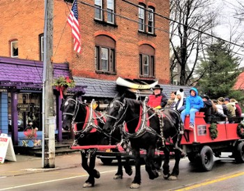 horse drawn wagon ride