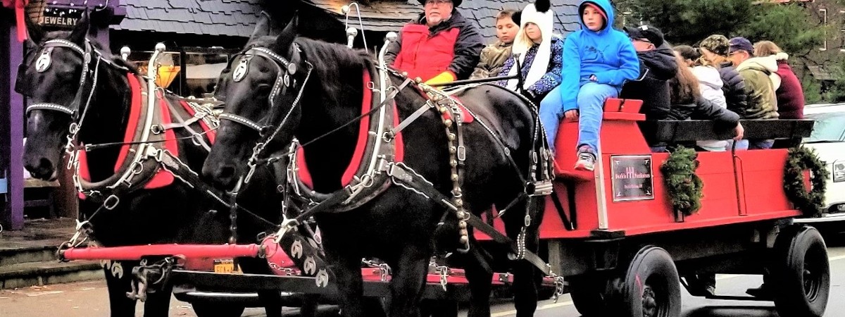 horse drawn wagon ride