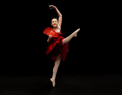 one ballet dancer