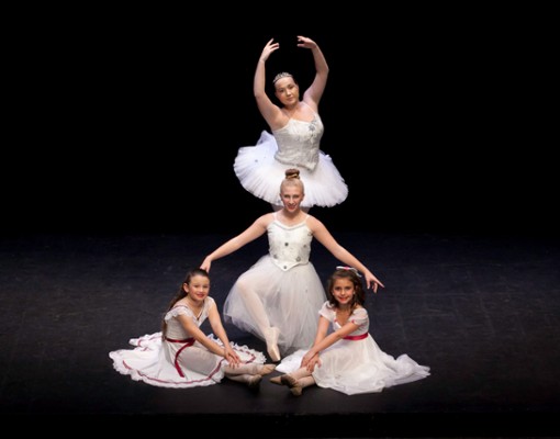 four ballet dancers