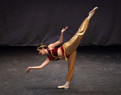 one ballet dancer