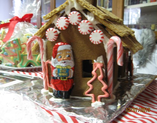 a gingerbread house