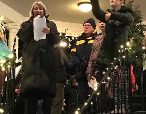 people caroling