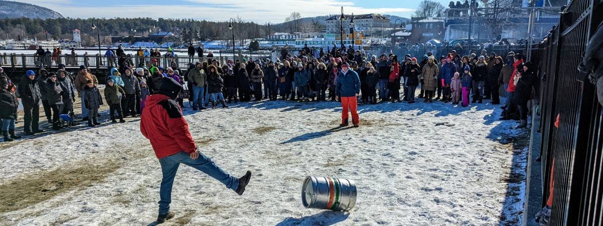 keg toss