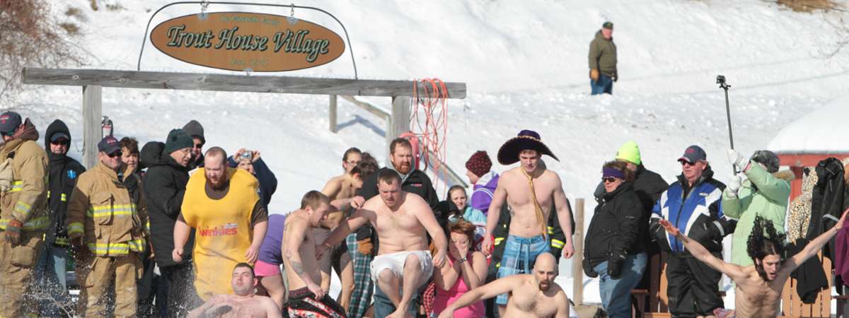 polar plunge at trout house