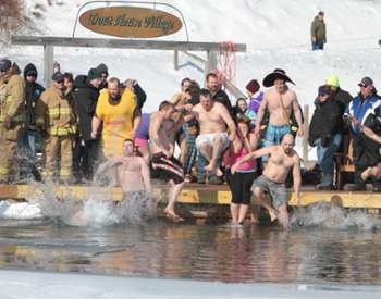 polar plunge at trout house
