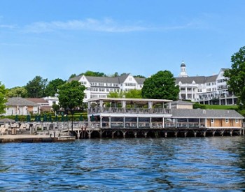 view of sagamore resort from the water