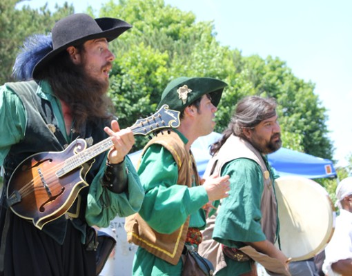 four renaissance musicians