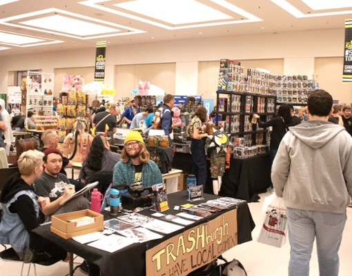 comic con vendor tables