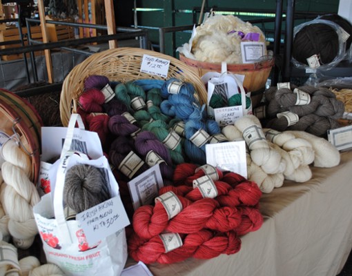 bags of yarn
