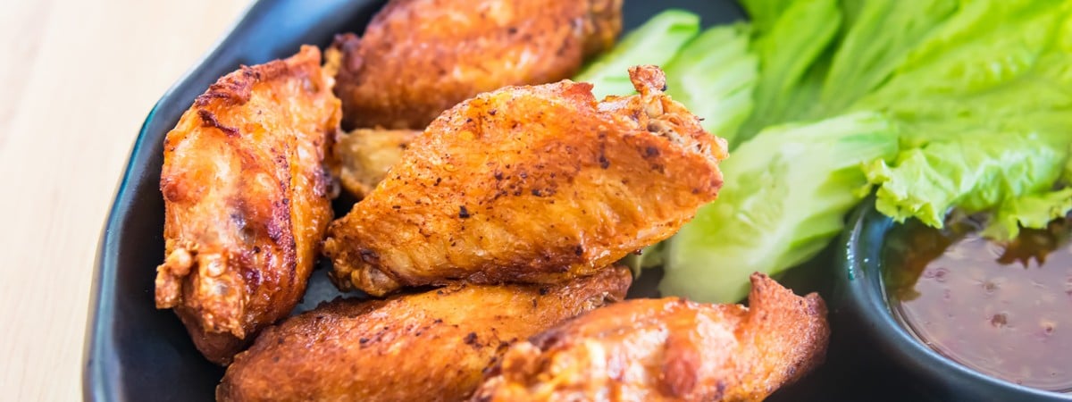 chicken wings on plate