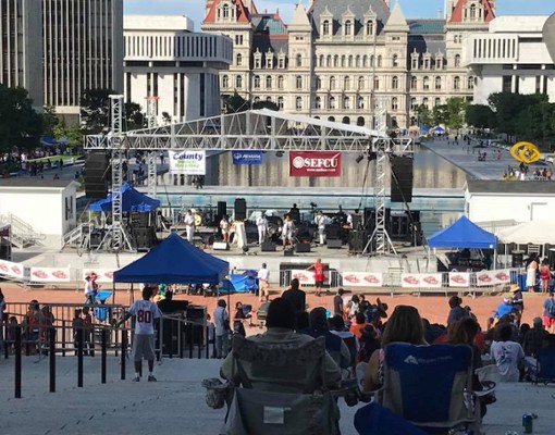 crowd at black arts and cultural festival
