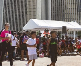 crowd at black arts and cultural festival