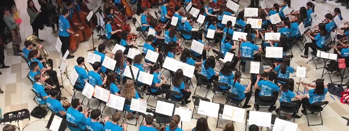 Second Photo of ESYO youth musicians