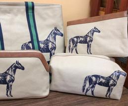 small bags with horses on them