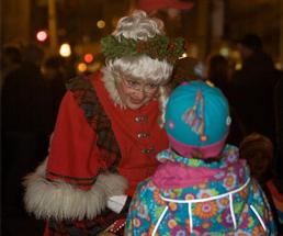Saratoga's own Mrs. Claus