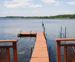 dock on saratoga lake