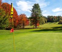 golf course in fall