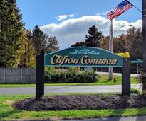 sign for clifton common